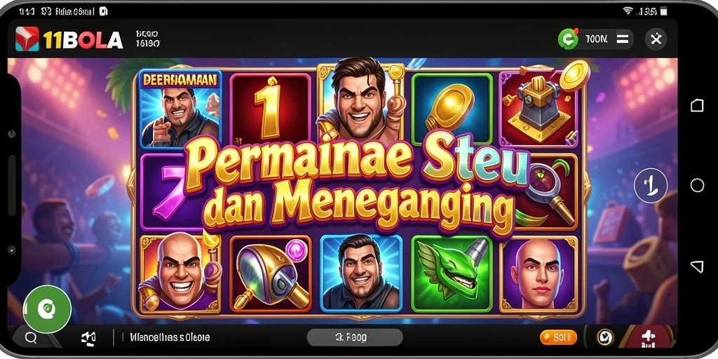 Gameplay seru dari permainan Slot 11BOLA dengan tema menarik.
