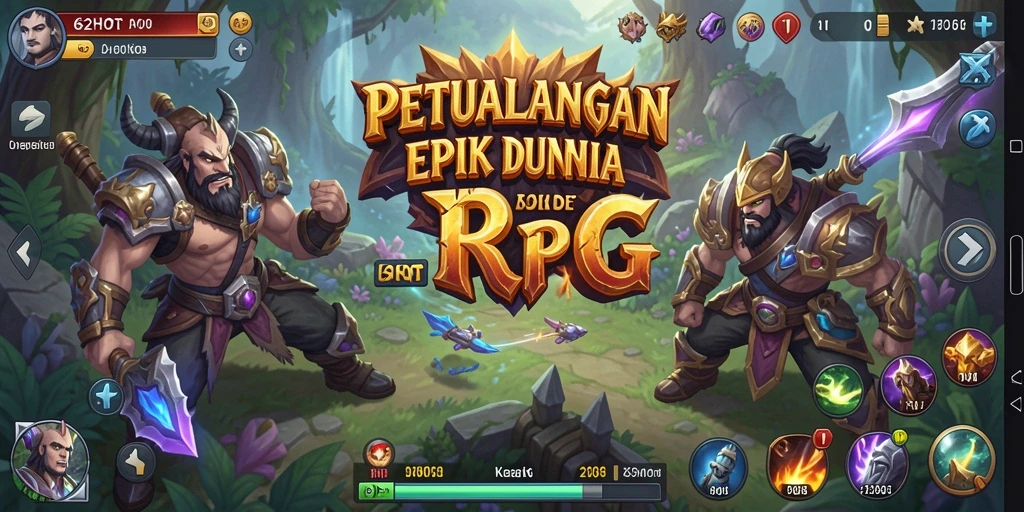 Tangkapan layar gameplay RPG yang menarik di 62HOT.