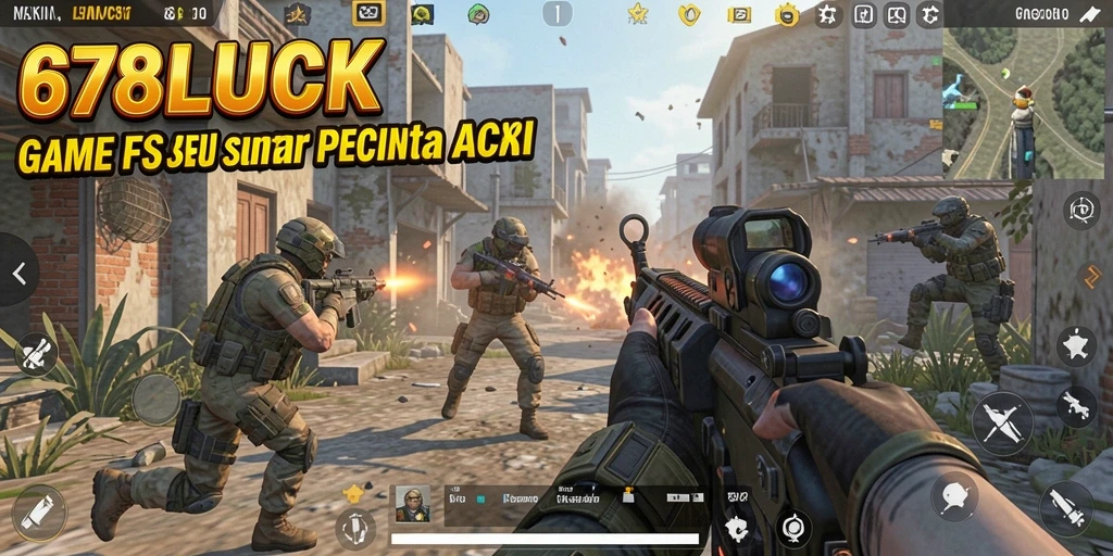 Tampilan epik gameplay 678LUCK yang menegangkan.
