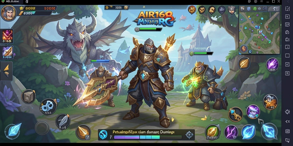 Gameplay menakjubkan dalam dunia RPG AIR168.