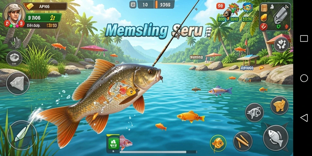 Tangkapan ikan yang menakjubkan dalam gameplay API66.