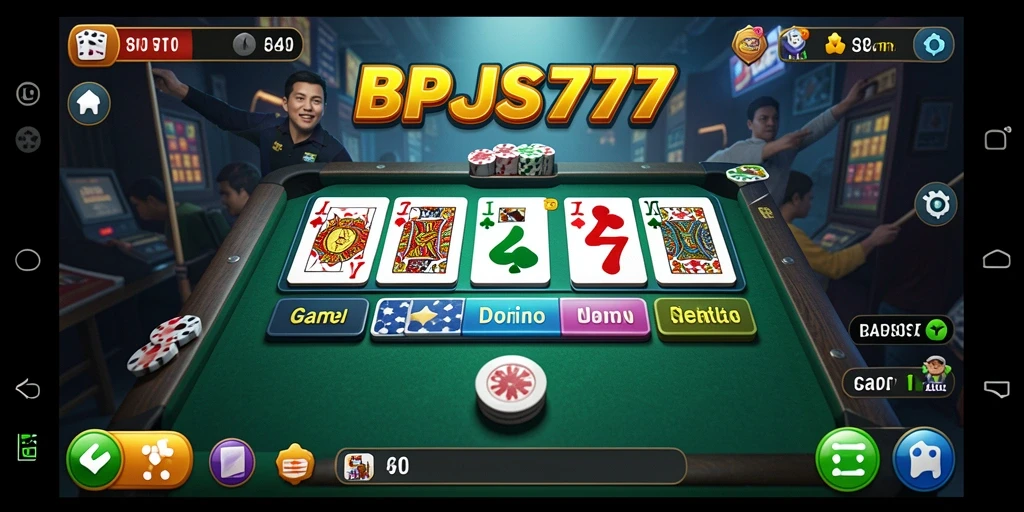 Screenshot gameplay Domino menarik di BPJS777.