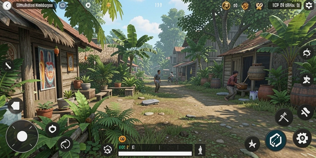 Menampilkan gameplay menarik dari simulasi kehidupan di IDR89.