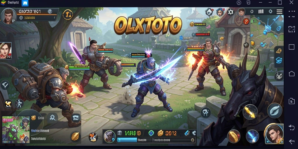 Tampilan gameplay mendalam dari OLXTOTO yangmelibatkan strategi dan manajemen.