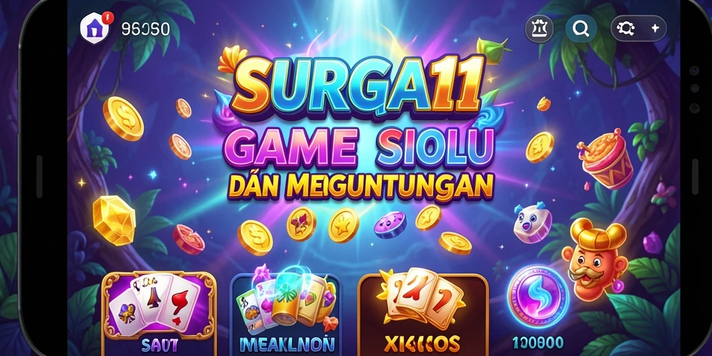 Gameplay SURGA11 menampilkan slot dengan grafik menarik dan fitur bonus yang seru.