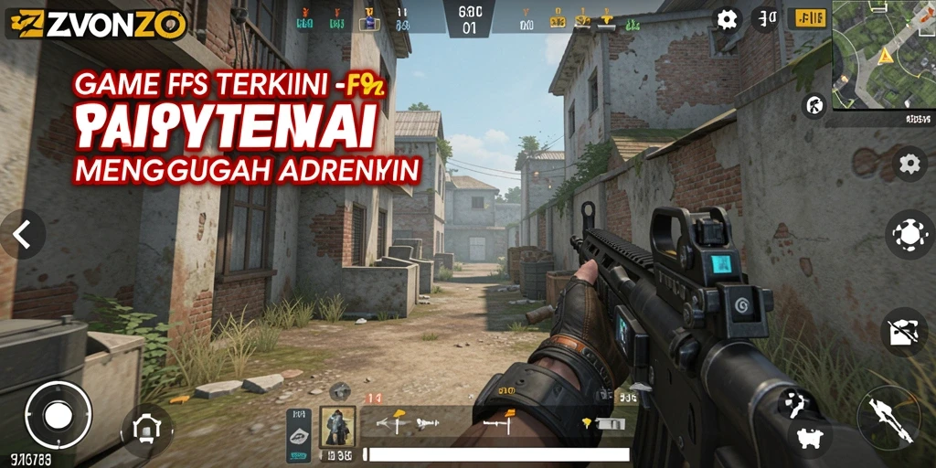 Menampilkan aksi mendebarkan dalam gameplay ZAVONZO yang intens.